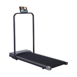 (Black) Compact Foldable Treadmill Under Desk