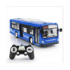 (Blue RC BUS) RC Car 6 Channel 2.4G Remote Control Bus City Express High Speed One Key