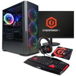 CyberPowerPC Ryzen 5 16GB 1TB RTX4060 Gaming PC Bundle