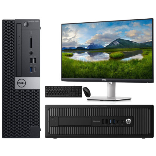 Dell HP PC Computer Bundle Corei5 22" Monitor 16GB Ram 240GB SSD WiFi