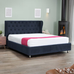 Devault Velvet Ottoman Bed Frame