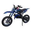 Dirt Bike Blue Mini Motorbike Motocross Scrambler Petrol 49cc 2 Stroke