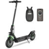Electric Scooter Adult, 10'' Solid Tire, 40km Long Range, 500W Motor E Scooter Foldable with APP, Speed 25km/h, 2 Speed Modes Adjustable