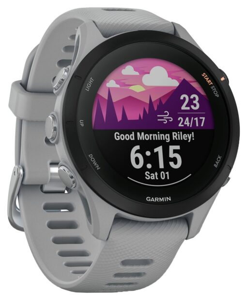 Garmin Forerunner 255S Smart Watch - Powder Grey