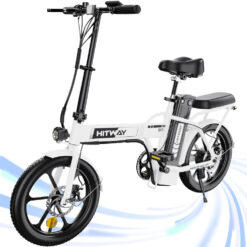 HITWAY E-Bike for Adults 16" Lightweight 250W Electric Folding Bike