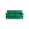 Habitat Askem Fabric 2 Seater Sofa - Emerald Green - Ash Leg