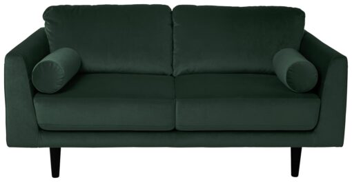 Habitat Jacob Velvet 2 Seater Sofa - Emerald Green