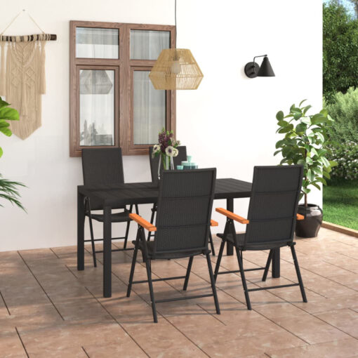 Kaleson Rectangular 5 - Piece 4 - Person 150Cm L Outdoor Table Set