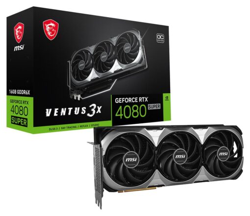 MSI Nvidia RTX 4080 Super Ventus 3X OC 16GB Graphics Card