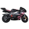 Mini Pocket Motorcycle PINK Bike Sport Moto Racer Petrol Bike 49cc