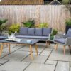 Norfolk Leisure Midori 5 Seater Garden Sofa Set - Grey