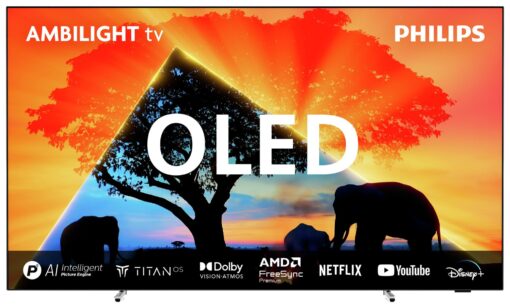 Philips 65 Inch 65OLED759 Smart 4K UHD HDR OLED Freeview TV