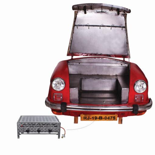 Sebeka 28cm 3-Burner Liquid Propane Gas Barbecue