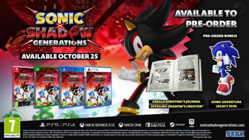 Sonic X Shadow Generations Xbox One/Series X Game Pre-Order