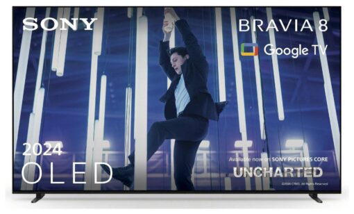 Sony 55 Inch K55XR80 BRAVIA 8 Smart 4K HDR OLED Freeview TV