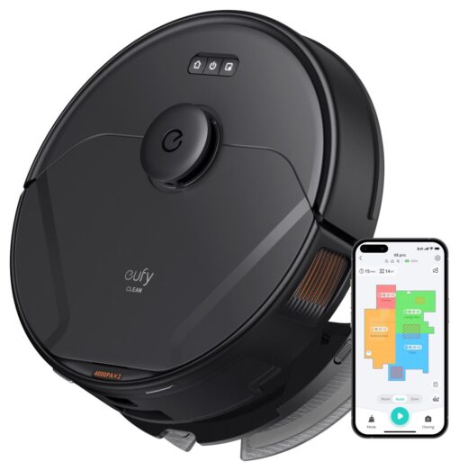 eufy X8 Pro Robot Vacuum with Auto-Detangling Roller Brush