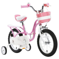 (16") Royal Baby Swan children kids girls bike 12" 14" 16" 18" with stabilisers