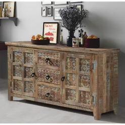 160cm Solid Wood Sideboard - Mango Wood