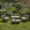 4 Seater Rattan Sofa Set