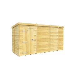 (5ft x 13ft Single Door Without Windows) Pent Shed 5ft x 13ft Fast & Free 2-5 Days Nationwide Delivery