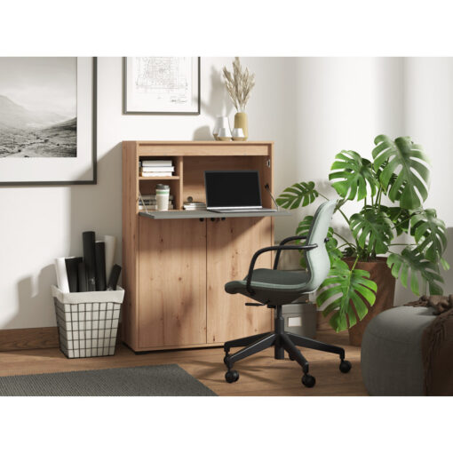 80Cm W Rectangular Armoire desk