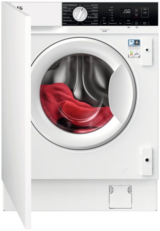 AEG LX6WG74634BI 7/4KG 1600 Integrated Washer Dryer - White