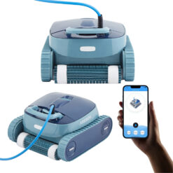 AREBOS Pool Robot Pool Runner Pool Vacuum Cleaner Pool Cleaner with App