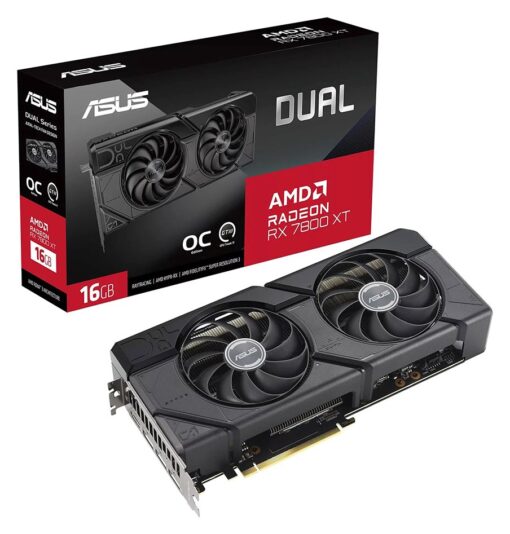 ASUS AMD Radeon RX 7800 XT Dual OC 16 GB Graphics Card