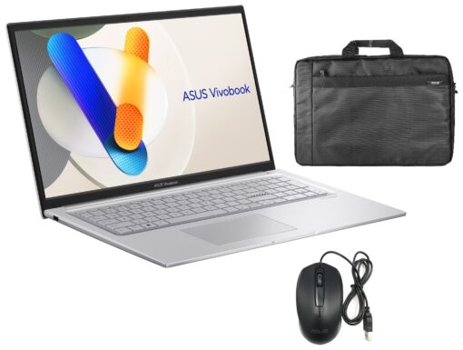 ASUS Vivobook 17 17.3in Pentium 8GB 512GB Laptop Bundle