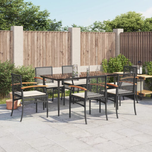 Alliona Rectangular 7 6 160Cm L Outdoor Table Set