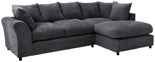 Argos Home Harry Large Right Hand Corner Sofa - Charcoal