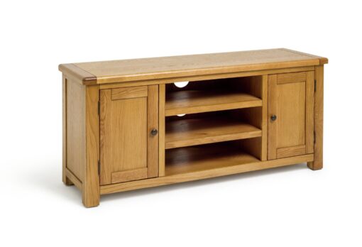 Argos Home Kent 2 Door Tall TV Unit - Oak