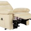 Argos Home Paolo Leather Mix Rise & Recline Chair - Ivory