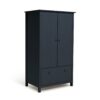 Argos Home Scandinavia 2 Door 1 Drawer Wardrobe - Navy Blue