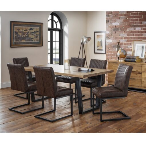 Armor Dining Set with 6 Chairs