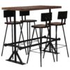 Azar Dining Set with 4 Chairs