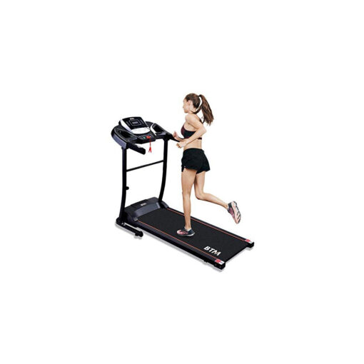 BTM W501 Electric Treadmill Folding ?USB & Speakers ?12KM/H ?Motorized Running Jogging Walking Machine for Home Use ?Digital Control ?99% Pre-ass