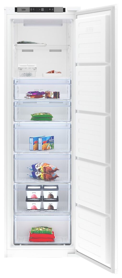 Beko BFFD3577 Integrated Tall Freezer - White