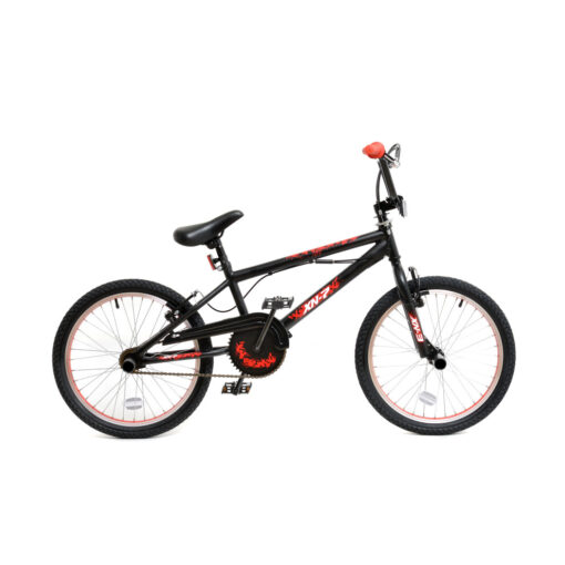 (Black / Red) XN BMX Freestyle 20" Wheel Kids Bike 2 Colours