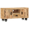 Burkhead Rough Mango Wood TV Stand