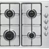 Bush DHG60GNSS Gas Hob - Stainless Steel