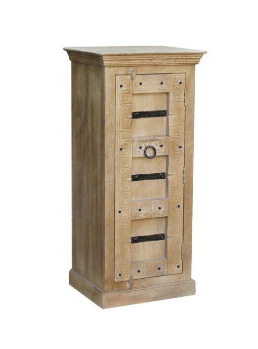 Corinne Solid Wood Rectangle Accent Cabinet