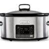 Crockpot 5.6L Time Select Slow Cooker - Stainless Steel