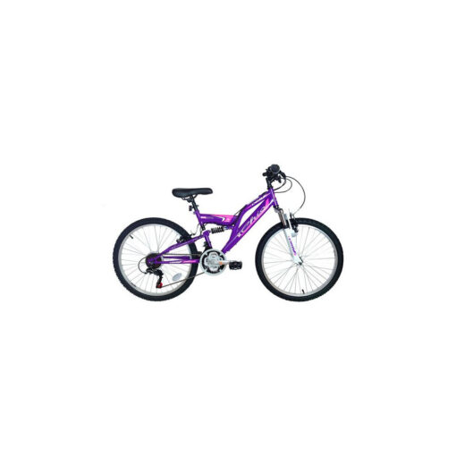 Dallingridge Chic Girls Full Suspension Mountain Bike 24" Wheel Purple