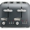 De'Longhi CT04.GY Argento Silva Toaster - Grey