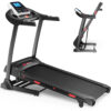 Folding Treadmill with Bluetooth and LCD Display