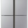 Fridgemaster MQ79394ES American Fridge Freezer - Silver