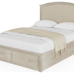 GFW Madrid Kingsize End lift Ottoman Bed - Light Wood