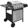 Gas Barbecue Grill 4+1 Cooking Zone