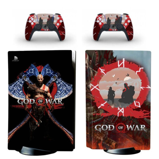 God of War PS5 Standard Disc Edition Skin Sticker Decal Cover for PlayStation